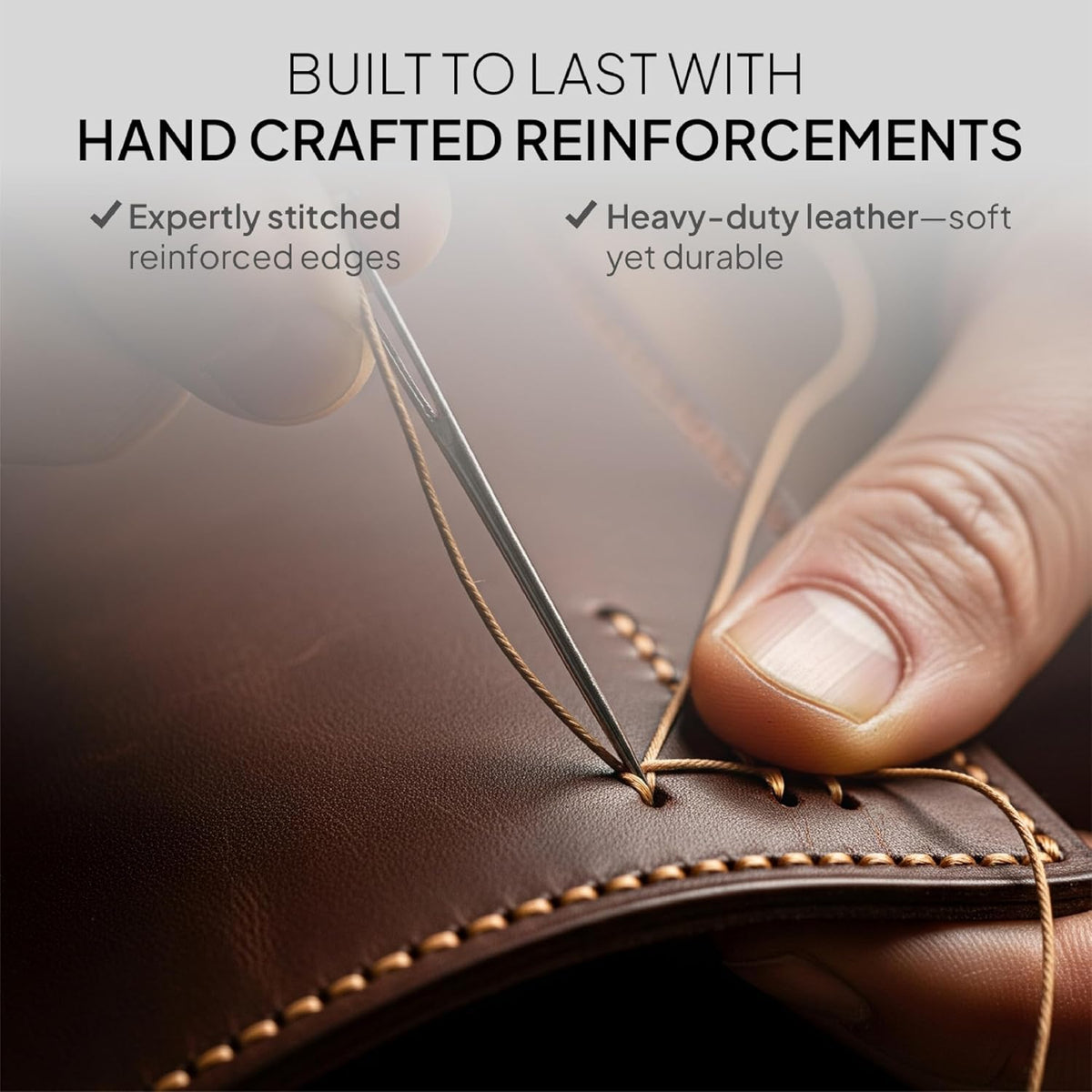 XL Leather Journal Cover Black 7.5 x 9.5 Inch – Refillable Genuine Leather Co...