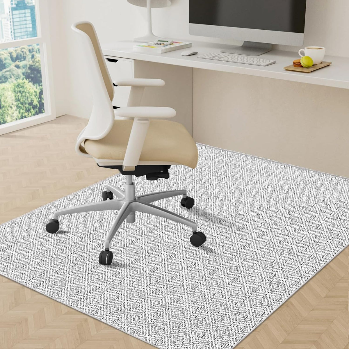KMAT Office Chair Mat, 46x60in Heavy Duty Hardwood/Tile Floor Protector, Comp...