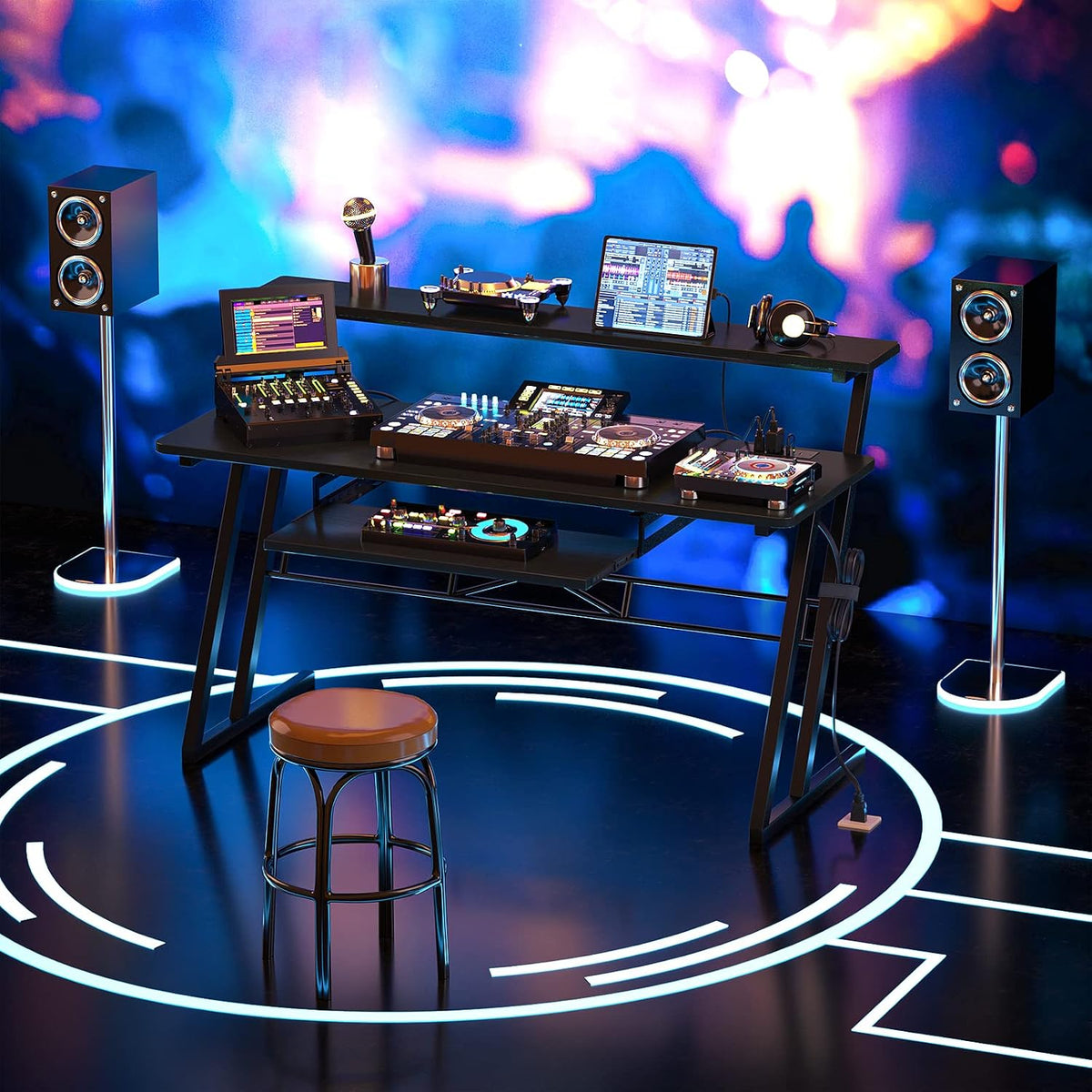 Armocity Music Studio Desk Production Workstation - Recording Studio Desk