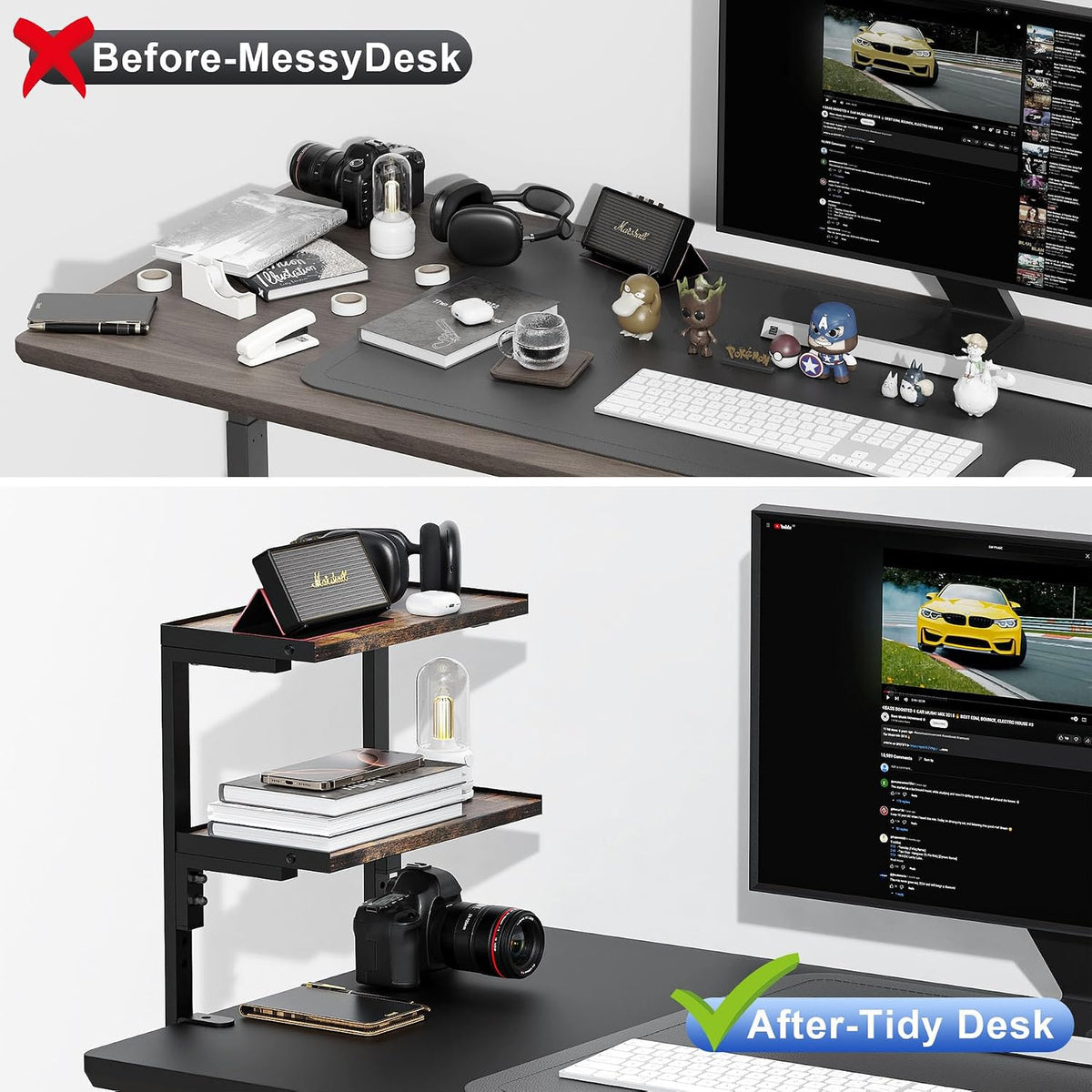 2-Tier Desk Shelf