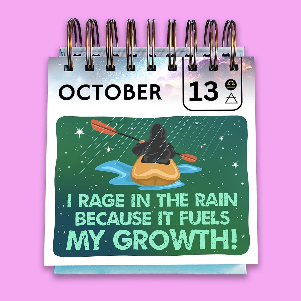 Sweet-A** Affirmations® Perpetual Desk Flip Calendar for 2025 and Beyond, 365...