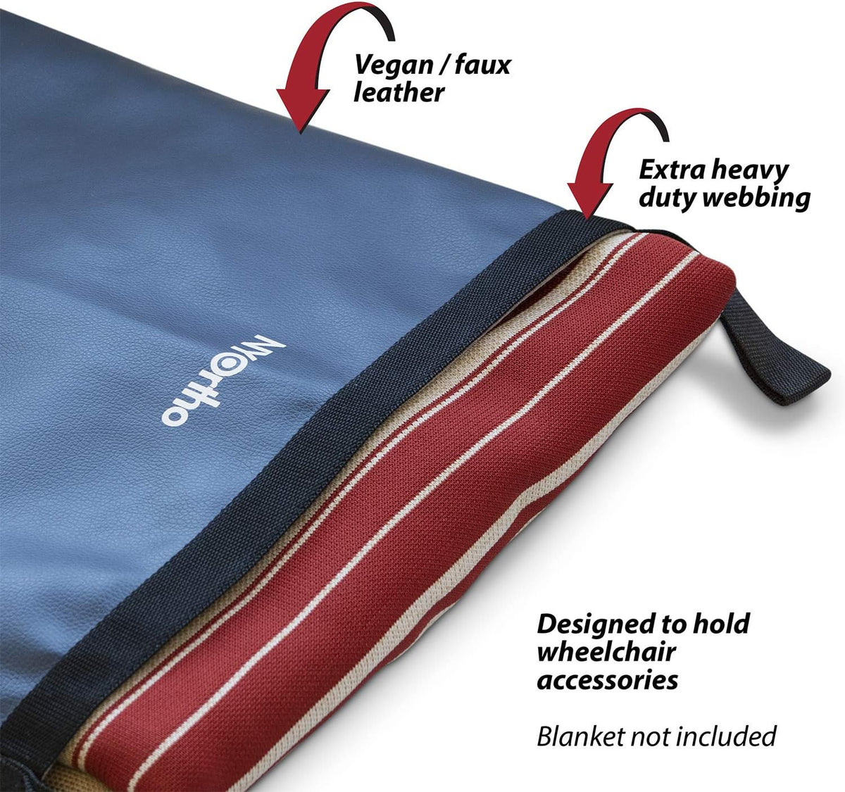 NYOrtho Wheelchair Foot-Rest Extender Elevating Pad - Leg Cushion Protector +...