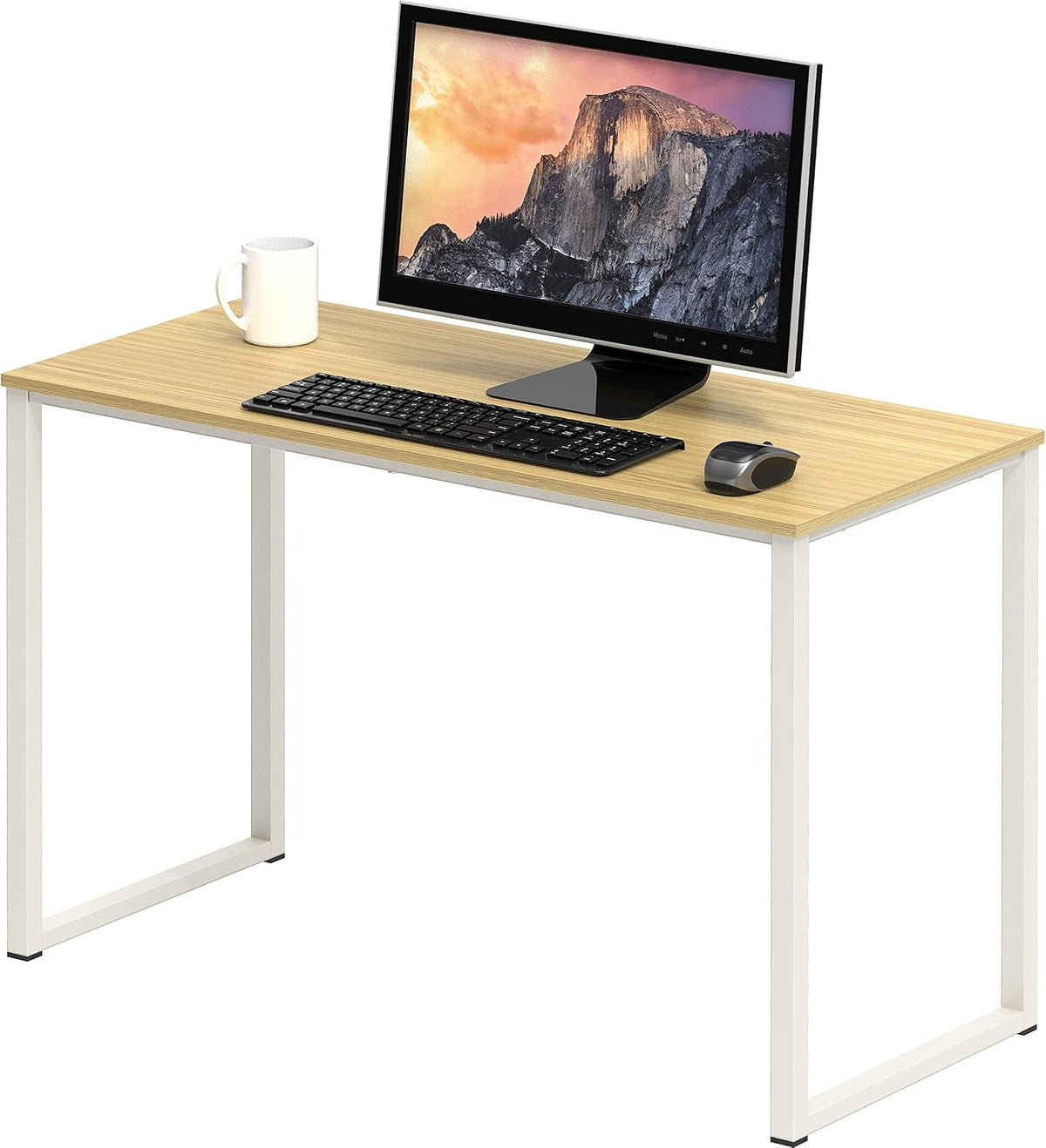 SHW Mission 32-Inch Home Office Computer Desk, Oak