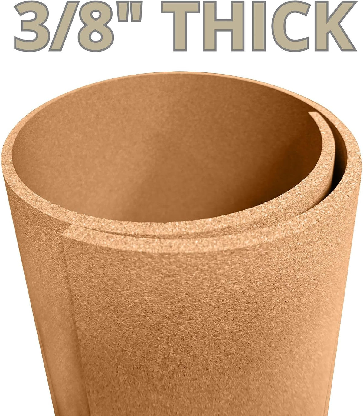 Manton Cork Premium Cork Sheet - 4' x 10' x 3/8", 100% Natural F...