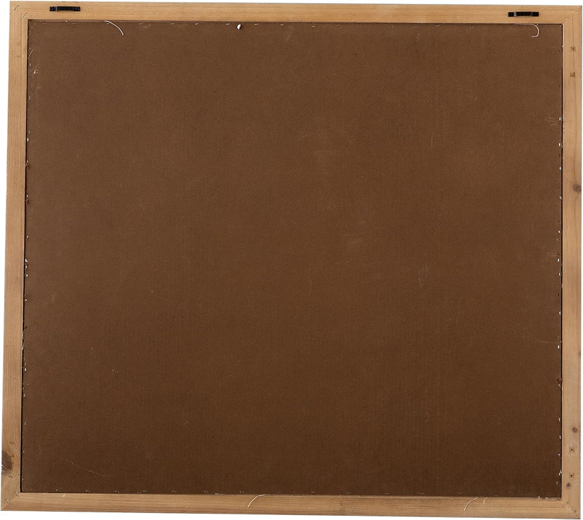 SOFE Large White Linen Bulletin Board, 28 x 32 Wood Framed Memo Board