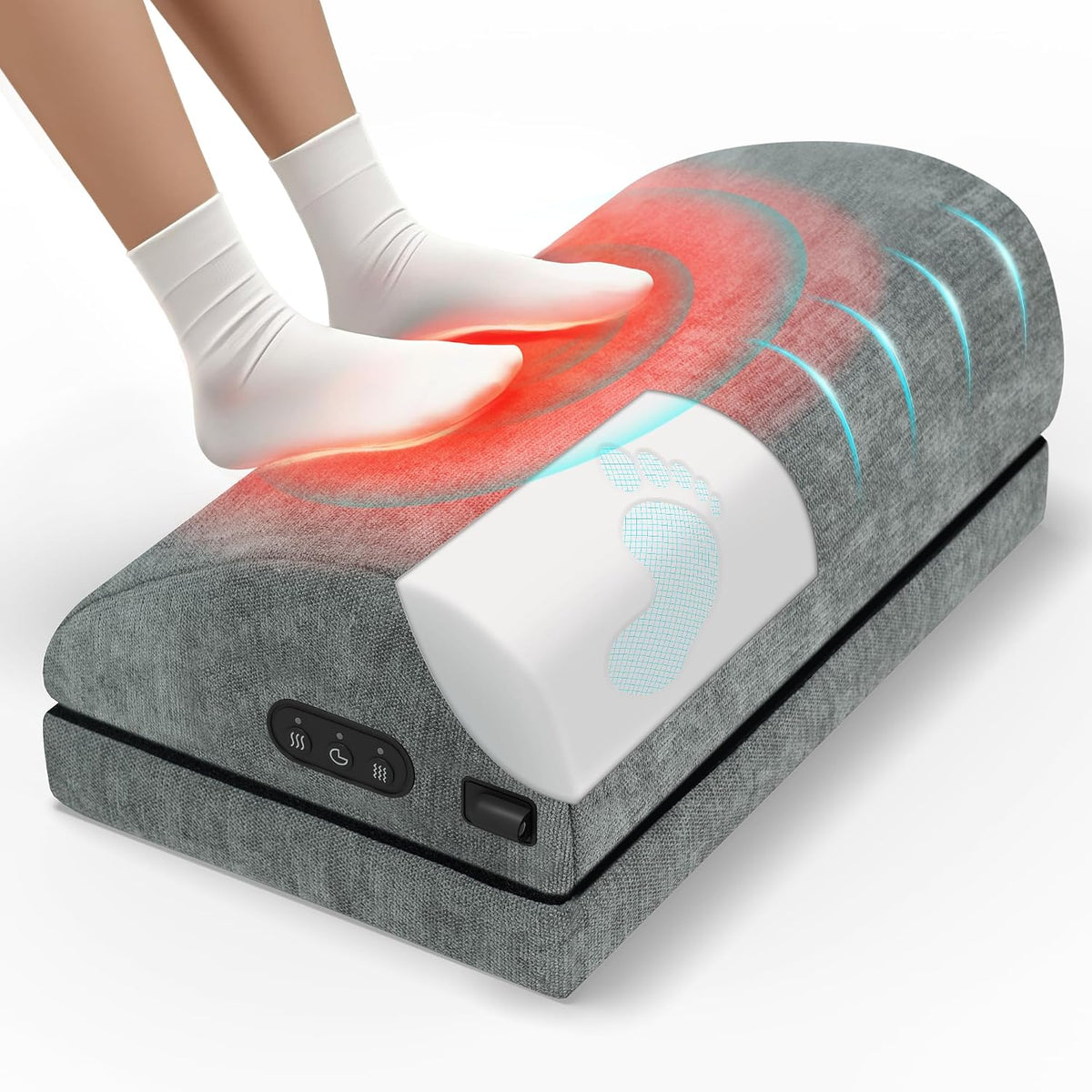 Heated Foot Rest for Under Desk at Work, Foot Stool,Gifts