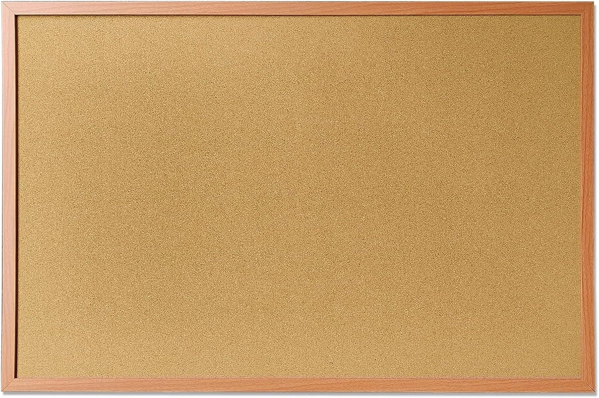 Cork Board 36"x24" Pin Boards Office Corkboards for Wall