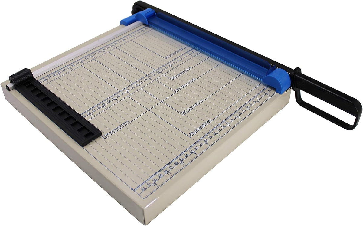 TEXALAN(R) Paper Cutter Guillotine 12" A4 Multi-Purpose Trimmer for Meta...