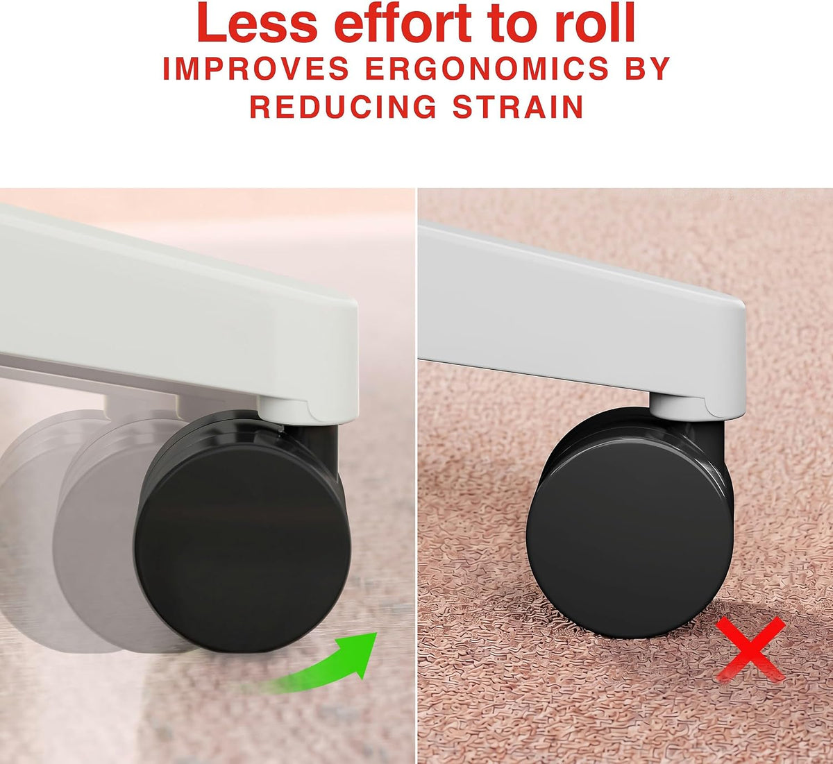 Staples Chair Mat for Low-Pile Carpet with Lip, Clear, 53" x 45"