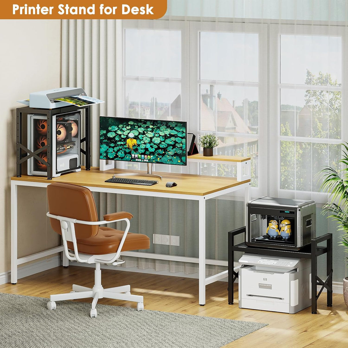 Expandable Pantry Shelves, 17-28 Inch Adjustable Kitchen Storage Shelf Organi...