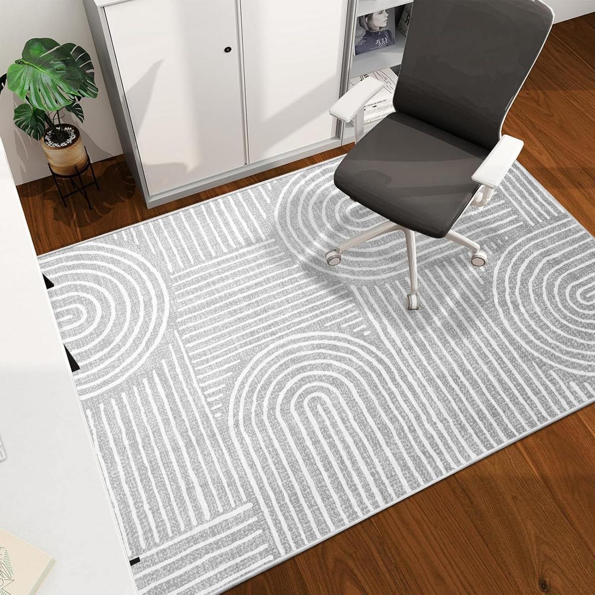 Office Chair Mat for Hardwood Floor, 60"x45" Easy Glide Computer De...