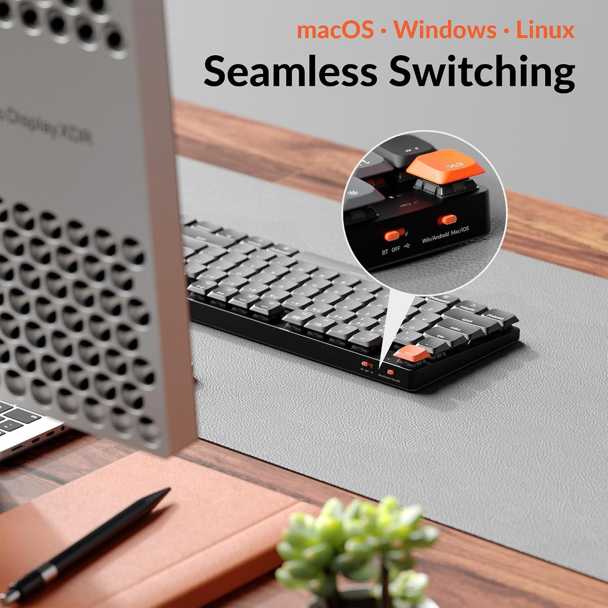 Keychron K5 Version 2 Wireless Bluetooth Low Profile Mechanical Keyboard