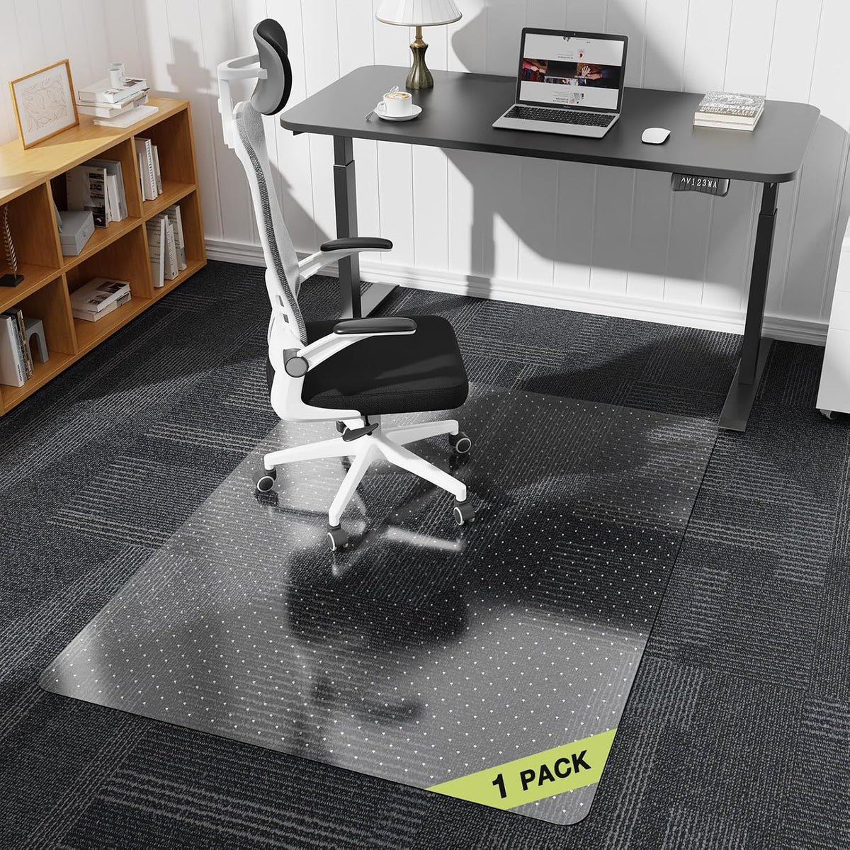【Shipped Flat】1 Pack 32" x 48"Heavy Duty Clear Office Chair Mat for...