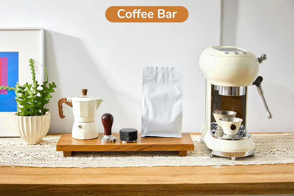 Narrow 17" Acacia Wood Riser Pedestal Stand for Kitchen Counter