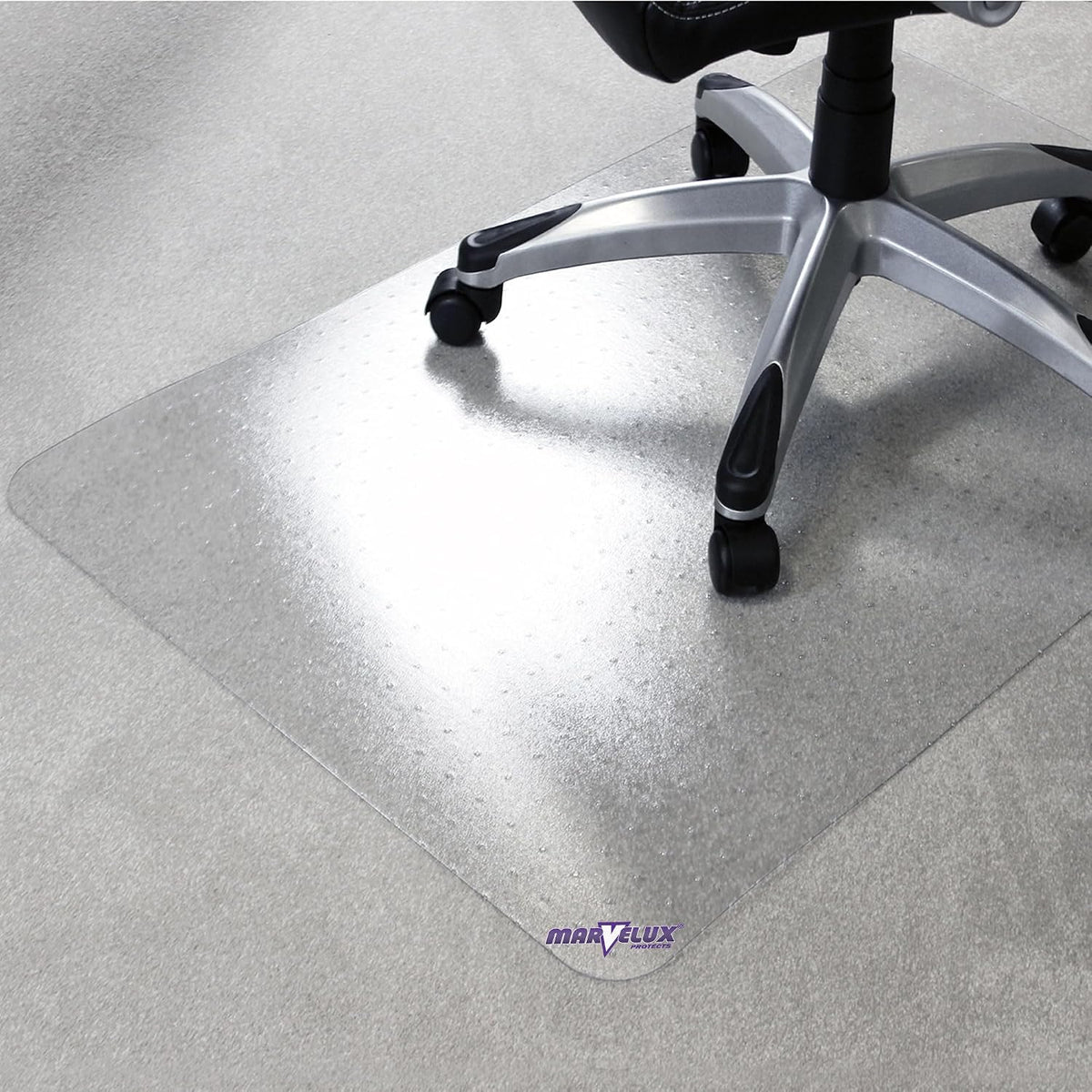 Marvelux Enhanced Polymer Durable Office Chair Mat for Carpets 36" x 48&...
