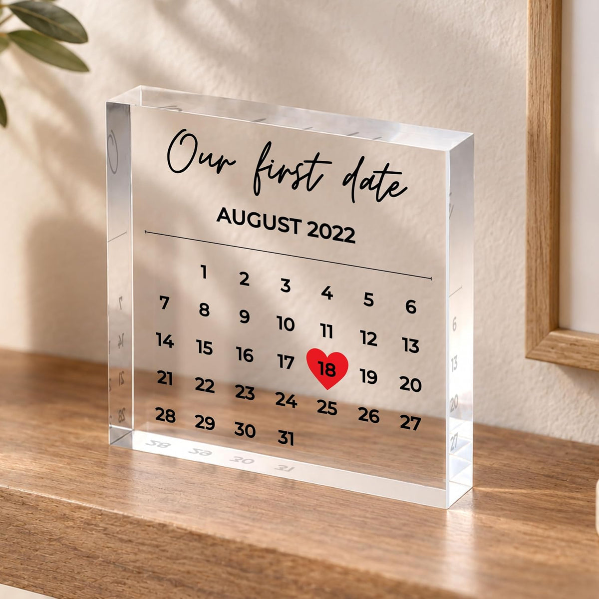 Personalized Anniversary Calendar Gift – Romantic Gift Wedding Gifts for Anni...