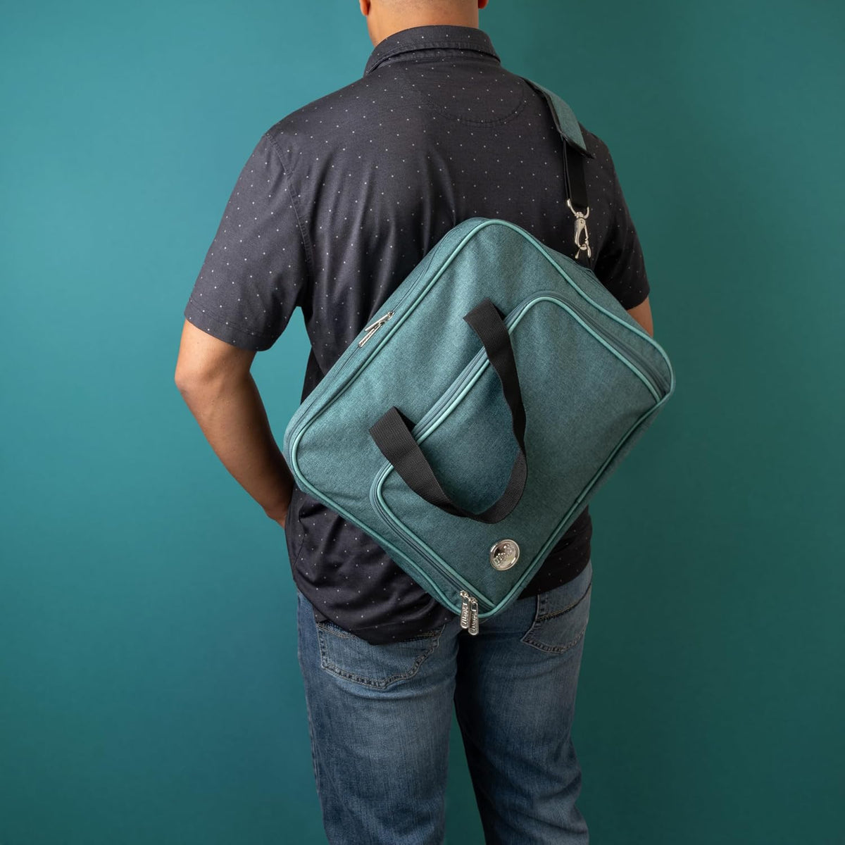 We R Makers Crafter's Shoulder Tote Bag, Mint - Craft Organizer and Stora...