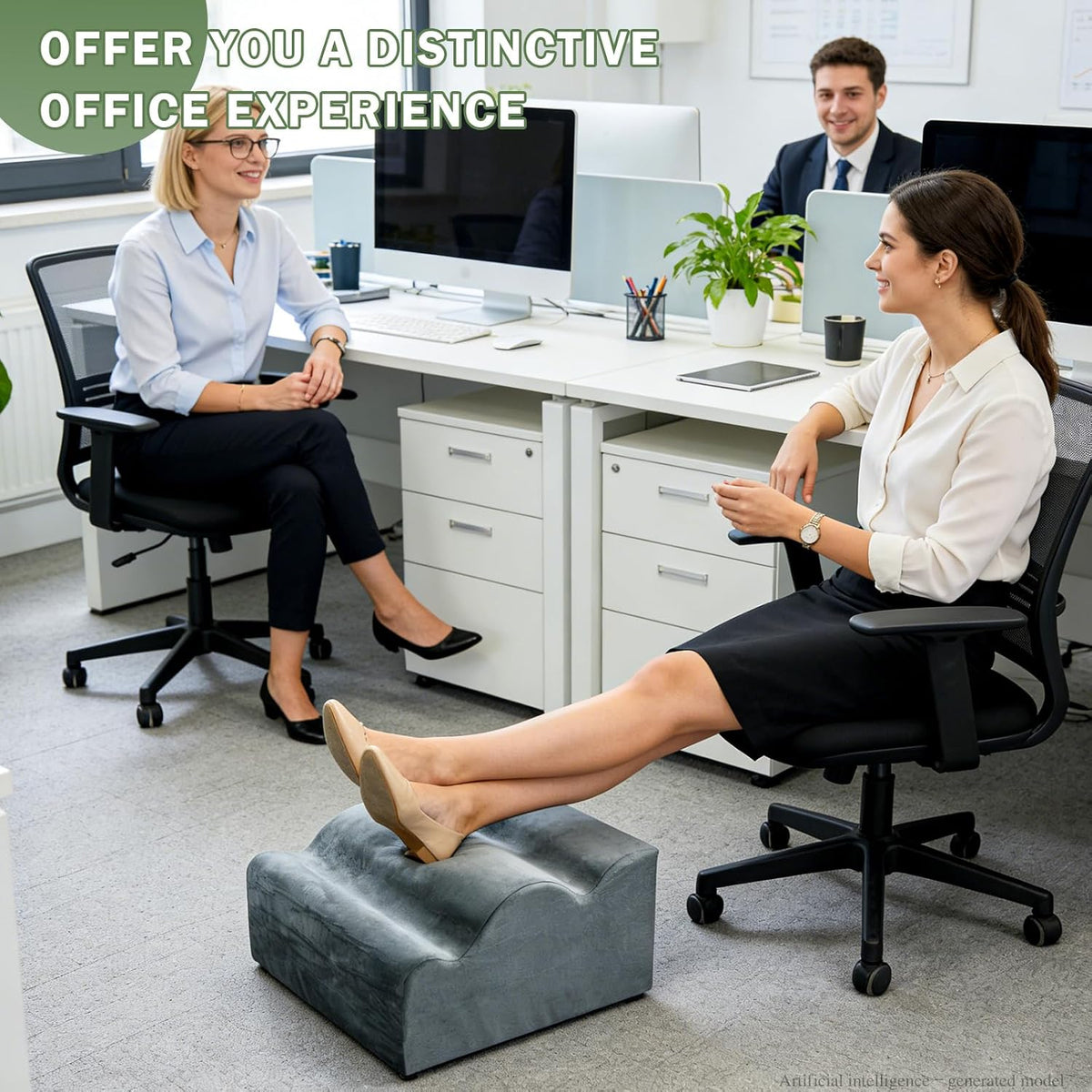 Foot Rest for Under Desk – 3-Layer Multi-Functional Foot Stool