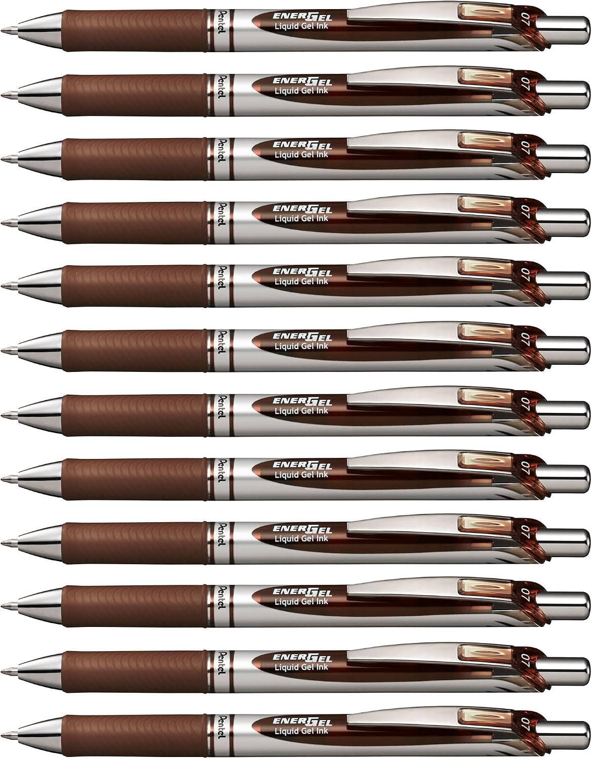Pentel EnerGel RTX Retractable Liquid Gel Pen, (0.7mm) Metal Tip, Medium Line...