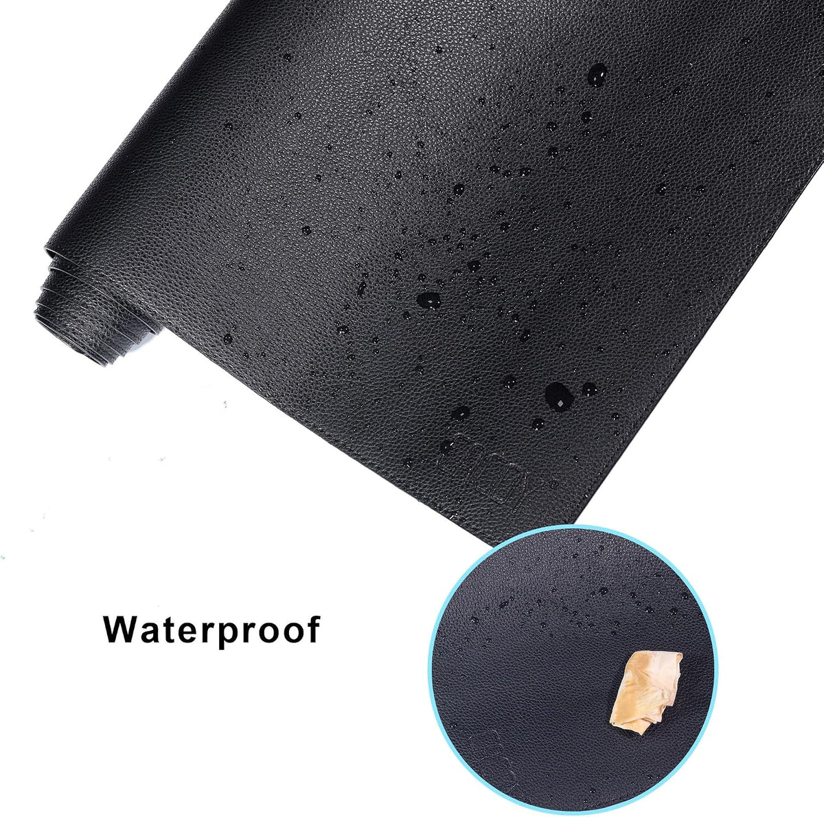 Cacoy 51.2" x 27.5" Large Leather Desk Mat, Extended Mega Size Comp...