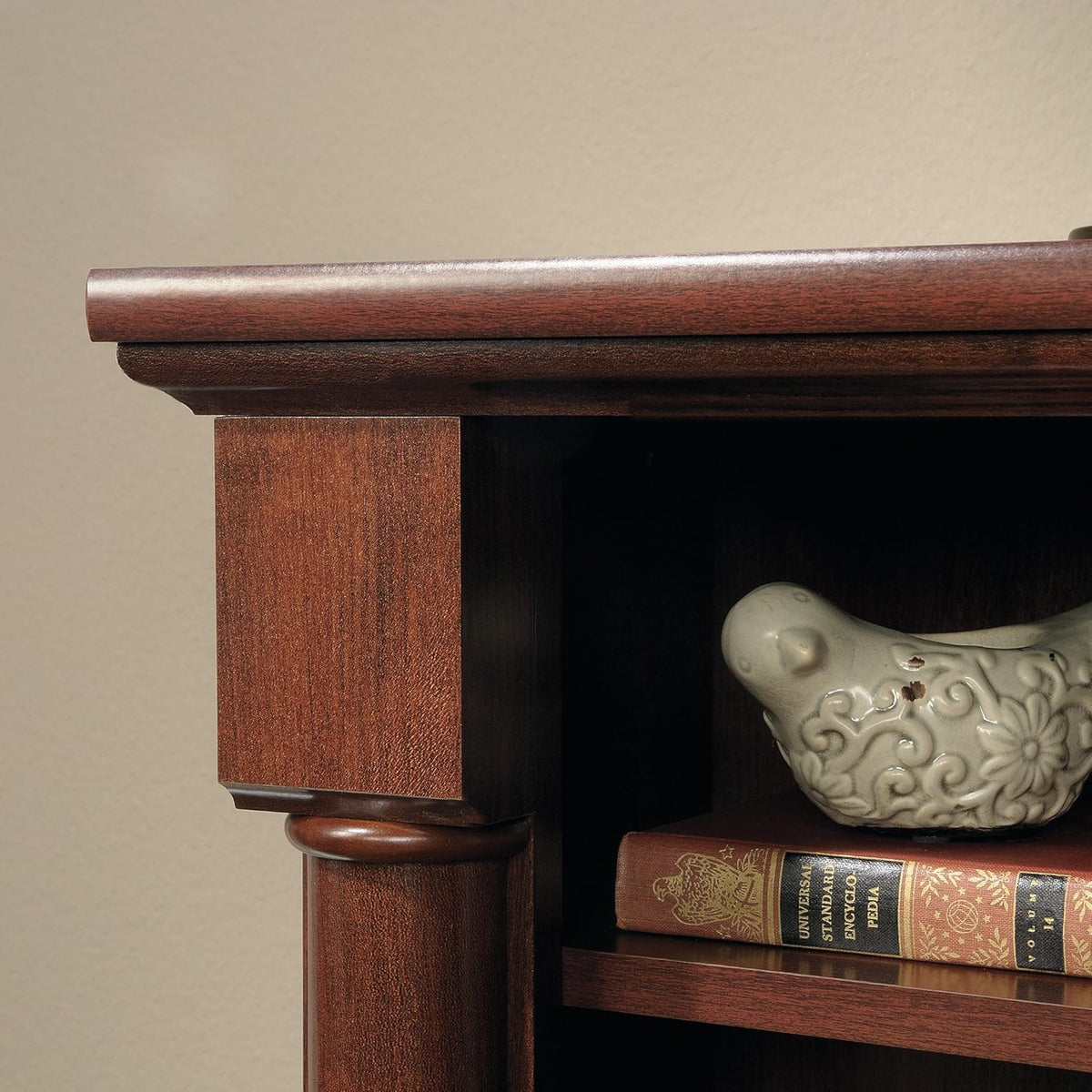Sauder Palladia Computer Desk with Hutch, Large Storage and File Drawer, Home...