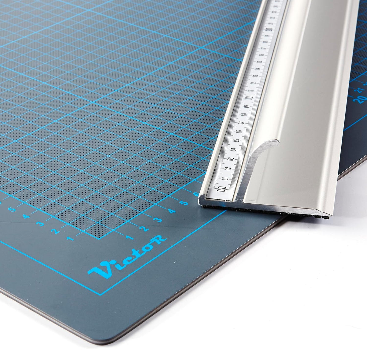 Victor 12-Inch Professional Aluminum Safety Ruler Durable Safety