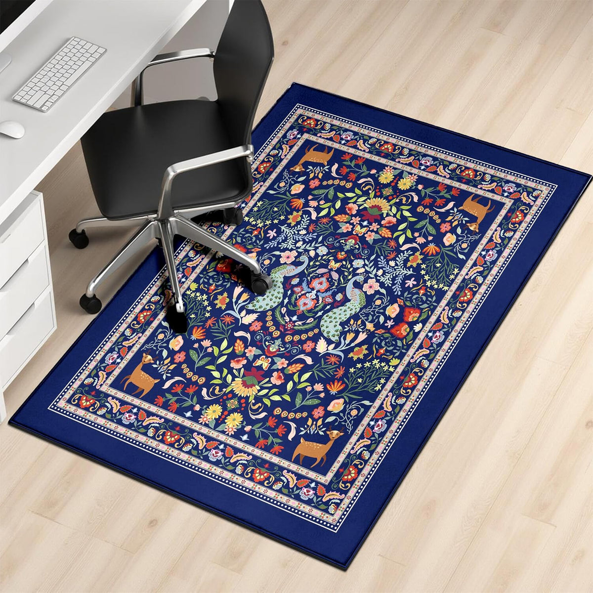 Office Chair Mat for Hardwood Floor 48"x36" Office Home Rug Desk Ca...