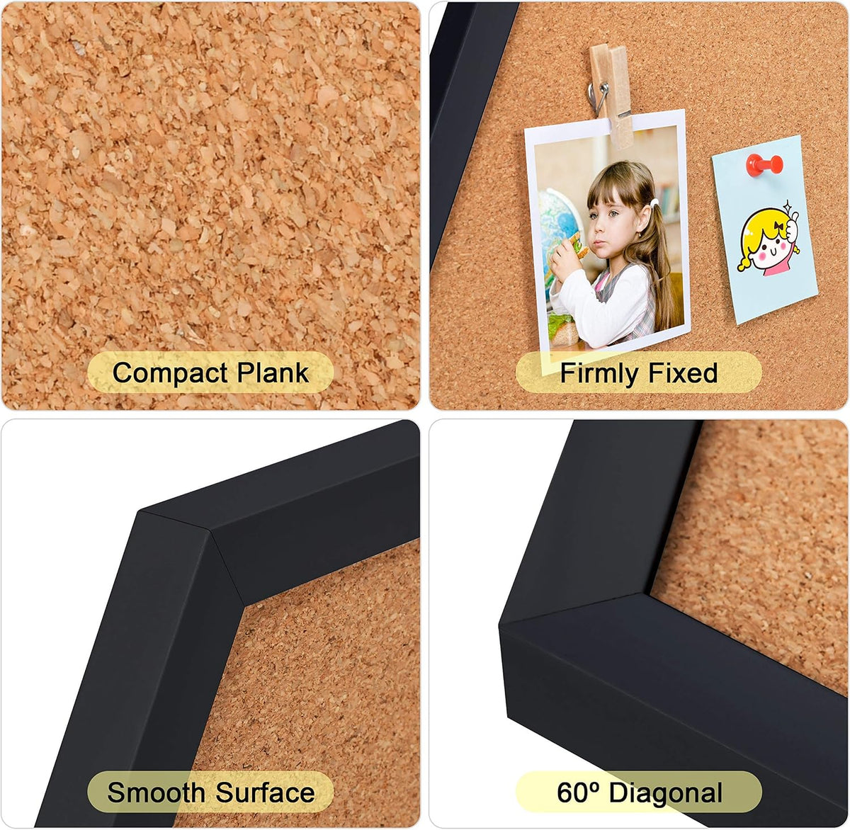 Facilife 4 Packs Cork Board,Corkboards for Wall,Small Cork Board Decorations,...