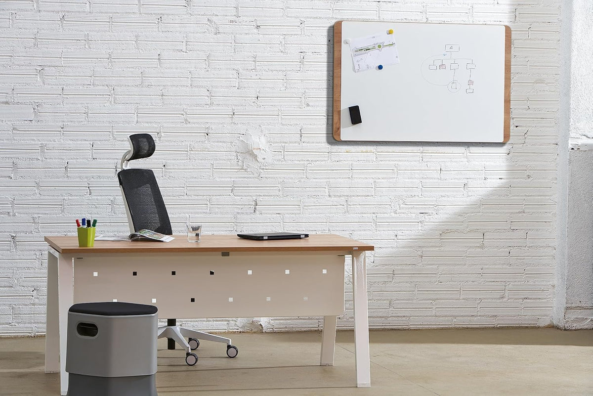 Rocada Natural | Whiteboard | White Board Wooden Frame | Dry Wipe Board