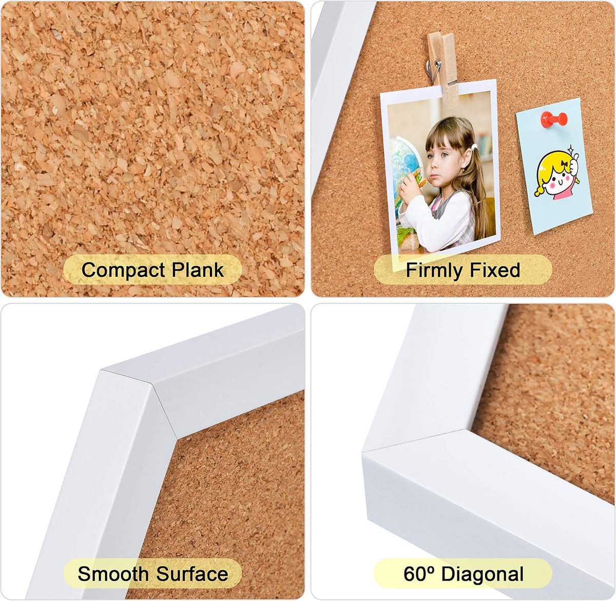 Facilife 4 Packs Cork Board,Corkboards for Wall,Small Cork Board Decorations,...