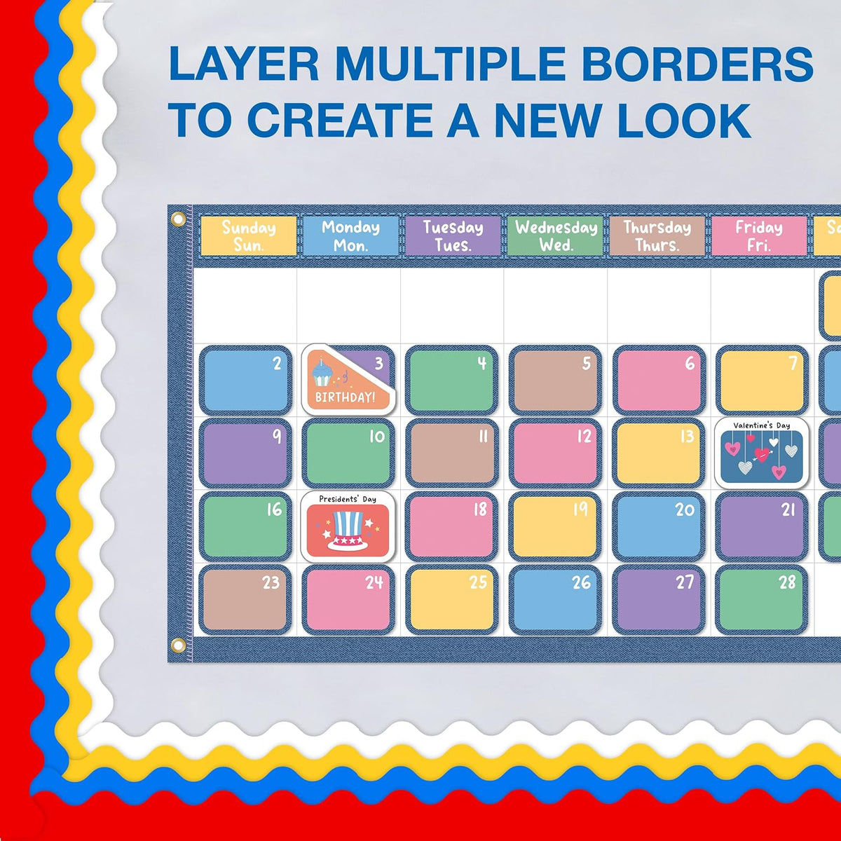 Carson Dellosa Elementary Bulletin Board Borders - 325ft Primary
