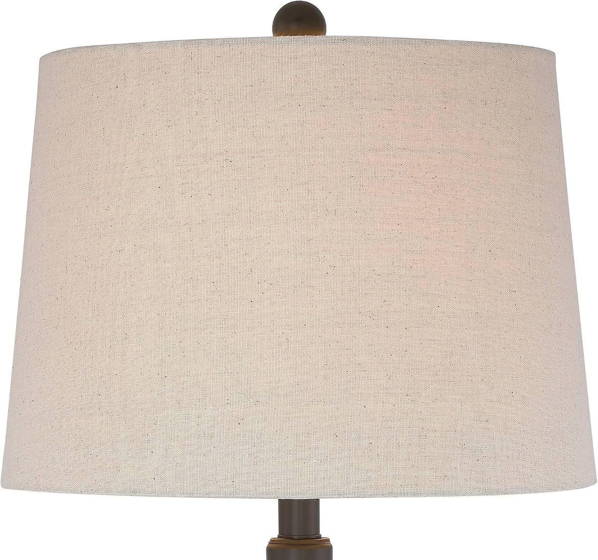 Annie 28" Tall Table Lamps Set of 2 Open Scroll Iron Bronze Brown