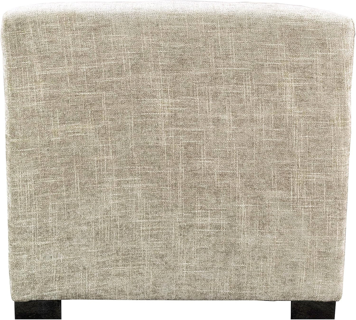 MJL Furniture Designs Merton Collection, Fabric Upholstered Modern Cube Foot ...