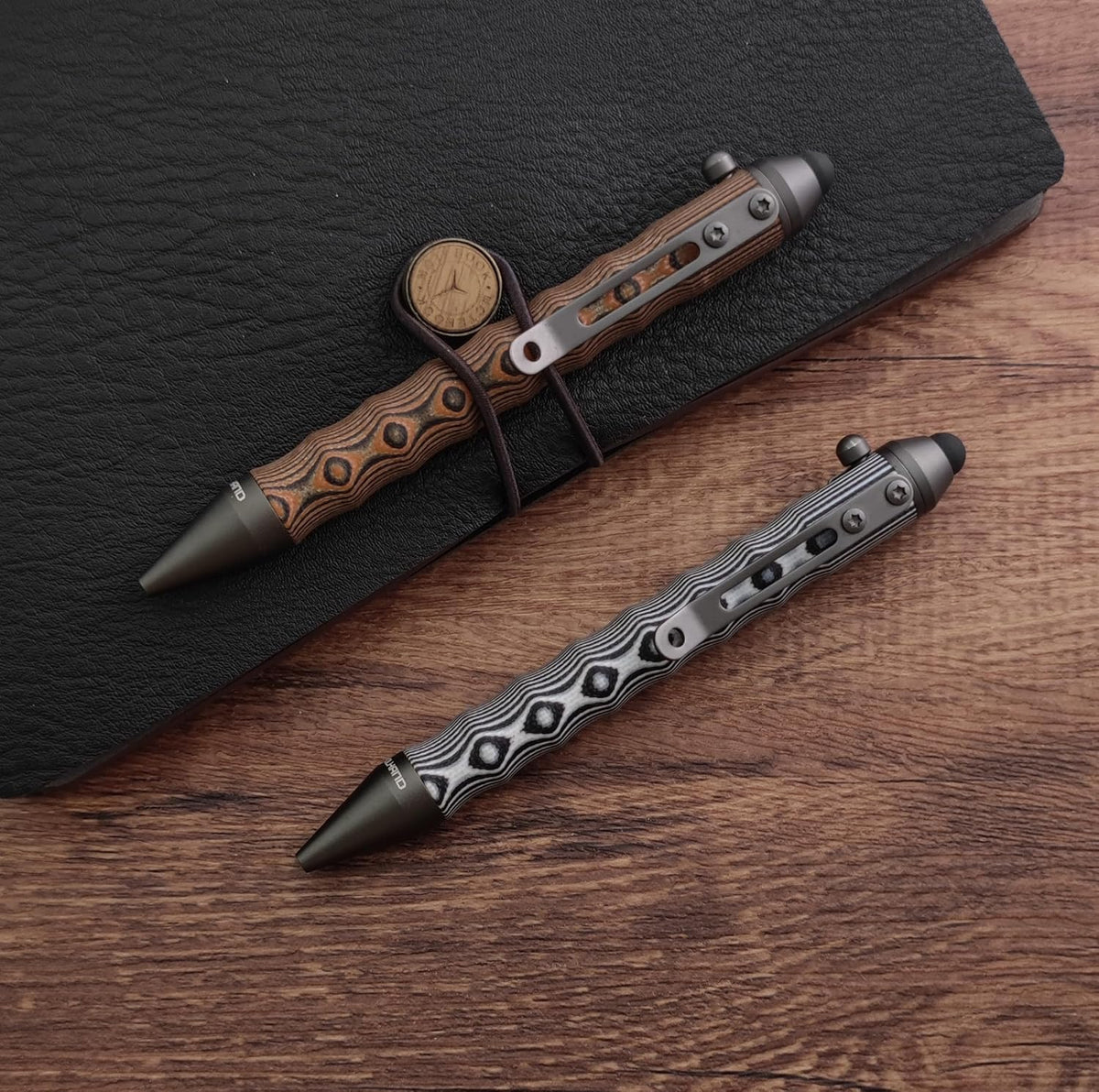 Cool Hand 4.5'' G10 EDC Ballpoint Ink Refillable Bolt Action Tactical...