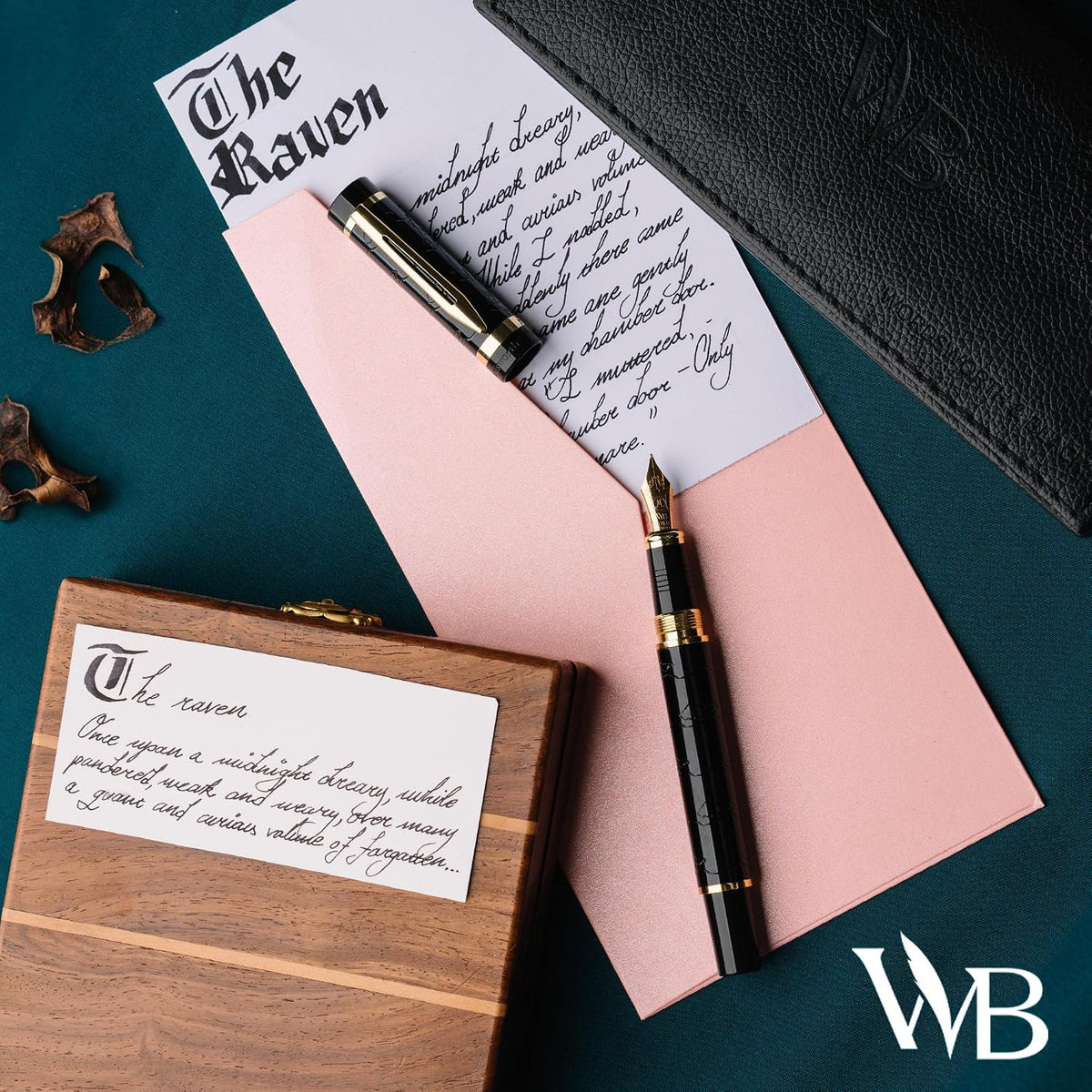 Wordsworth & Black Primori Fountain Pen Set for Writing, Fine Nib
