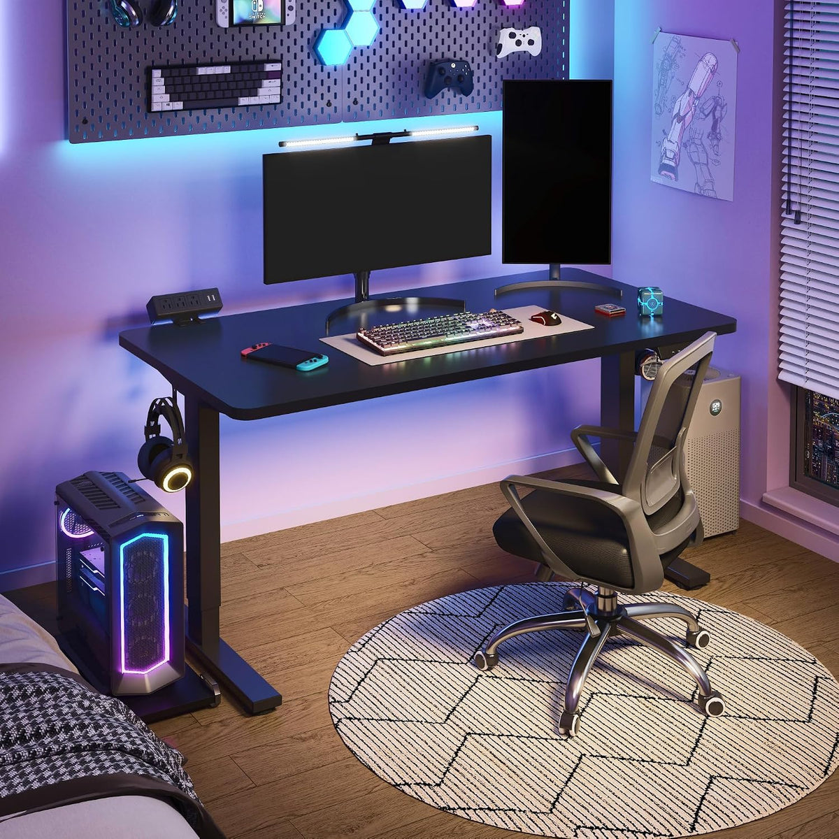 FLEXISPOT EN2 Standing Desk Frame, Black Frame Only