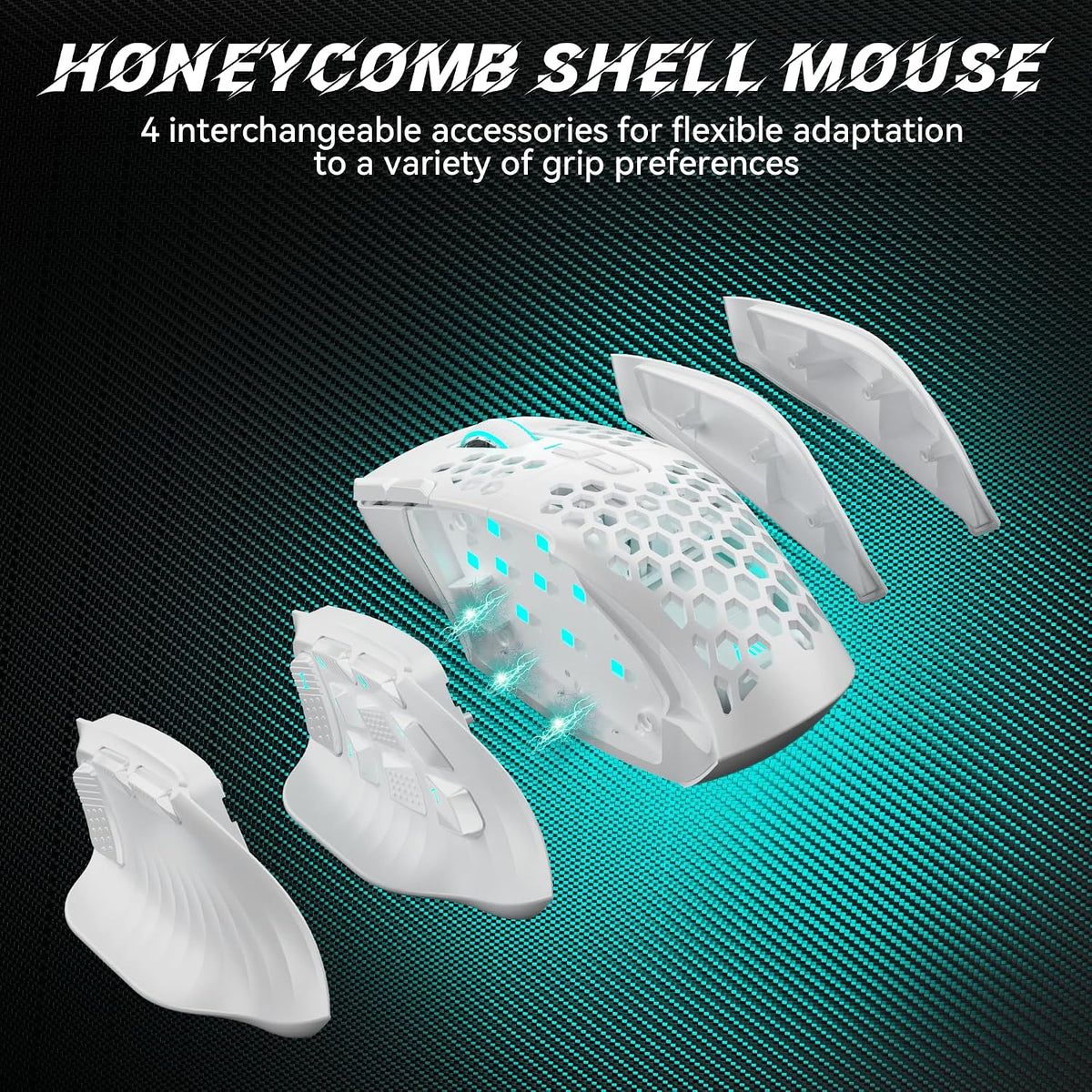 SM809 Pro Tri-Mode MMO Gaming Mouse, 16 Custom Buttons & 24000 DPI
