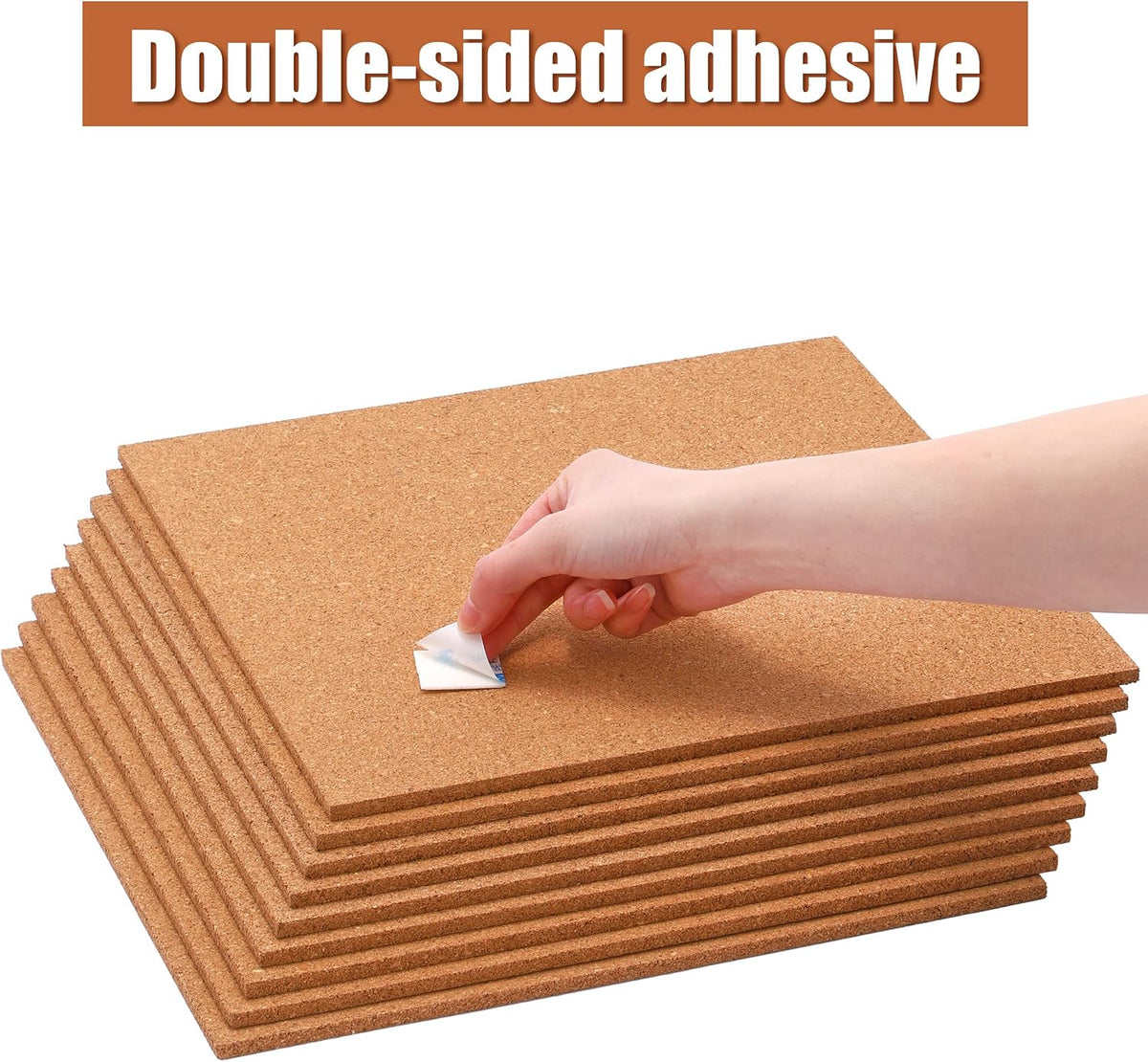 SUNGIFT Cork Board 12"x12" -12 Pack Square Decorative Cork Tiles 1/...