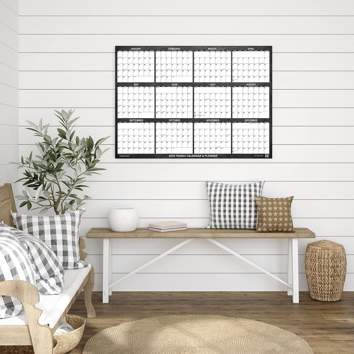 SwiftGlimpse 2026 Wall Calendar, 24" x 36" Designer Series, Large, ...