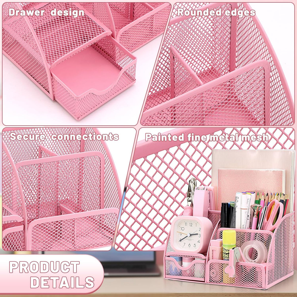 13-in-1 Office Desk Organizer Set for Back to School Supplies Accessories