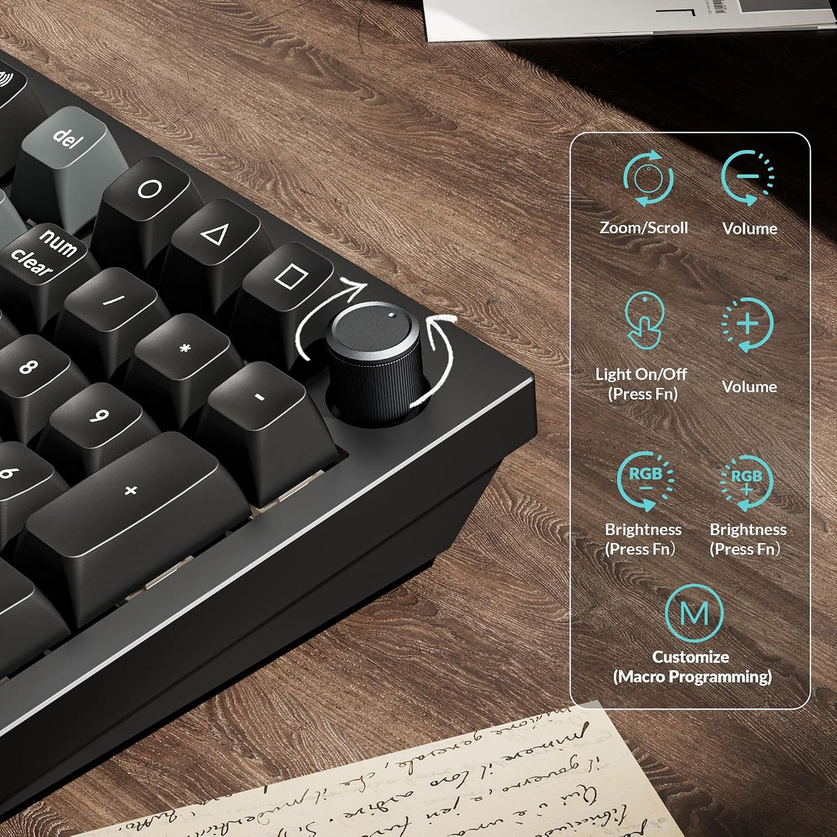 Keychron Q5 Ultra 8K Polling Rate Wireless Custom Mechanical Keyboard