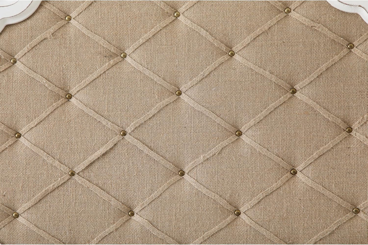 SOFE Large Fabric Bulletin Board with Ribbon, 35 × 24 Inches