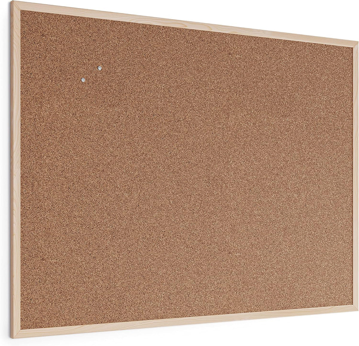 U Brands Cork Board, Birch Bulletin Board for Office Wall, 48" x 36"