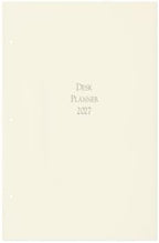 Gallery Leather Agenda Planner 2027 Freeport Mocha | 3-Ring Bound Weekly Monthly Calendar Planner and Notebook with Gold-Gilded Page Edges, 12 Months - 9x7"