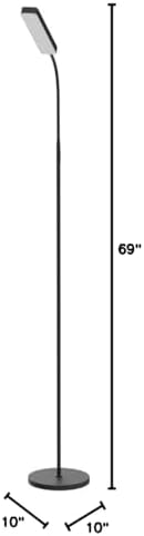 wio-mio floor lamp, 15w/1000lm bright led floor lamp, view 9