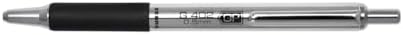 Zebra Pen STEEL G-402 Retractable Gel Pen, Black Ink, 0.5mm, 12-Pack