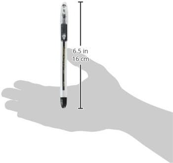 Pentel RSVP Ballpoint Pen, (1.0mm), Medium Line, Black Ink,(BK91PC12A) 12 Count (Pack of 12)
