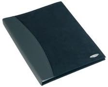 Rexel Soft Touch Display Book A4 Black Combo (36 Pockets)
