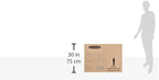 bankers box 4-pack medium tv/picture/mirror moving boxes, front angle view