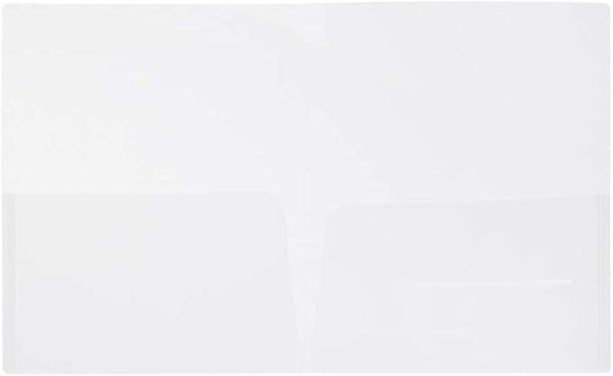 JAM PAPER Plastic Light Weight Flexible Two Pocket Presentation Folders - Image 3
